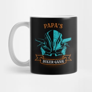 Papa's Biker Gang Father's Day Mug